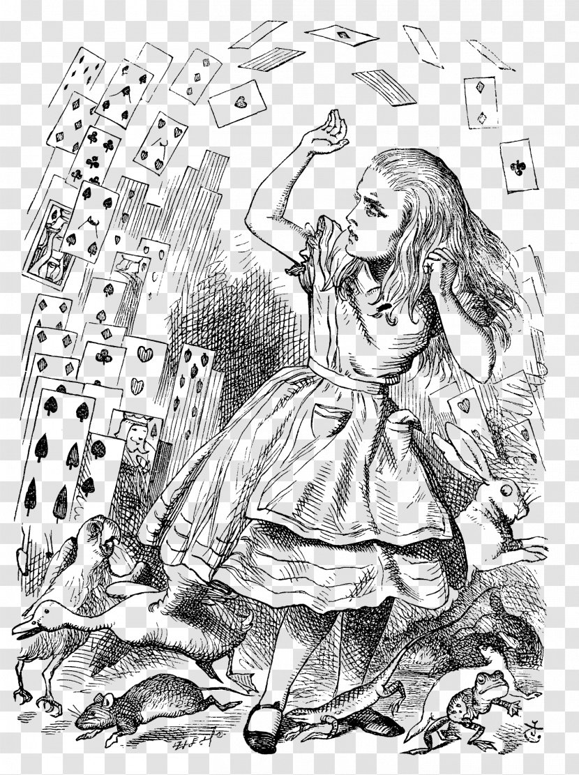 Alice's Adventures In Wonderland And Through The Looking-Glass Looking-Glass, What Alice Found There Mad Hatter - Cartoon Transparent PNG