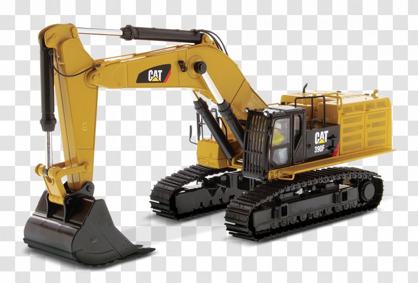 Caterpillar Inc. Excavator Die-cast Toy Bucket 1:50 Scale - Hose Transparent PNG