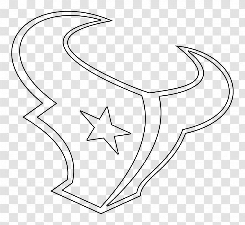Houston Texans Drawing Logo Stencil - Monochrome Photography Transparent PNG