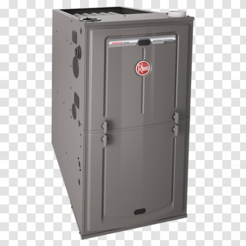 Furnace Rheem HVAC Air Conditioning Central Heating - Annual Fuel Utilization Efficiency - Purifiers Transparent PNG