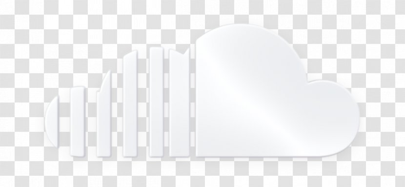 Soundcloud Icon - Blackandwhite Logo Transparent PNG