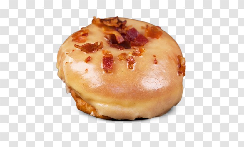 Donuts Maple Bacon Donut Sufganiyah Danish Pastry - Dessert Transparent PNG