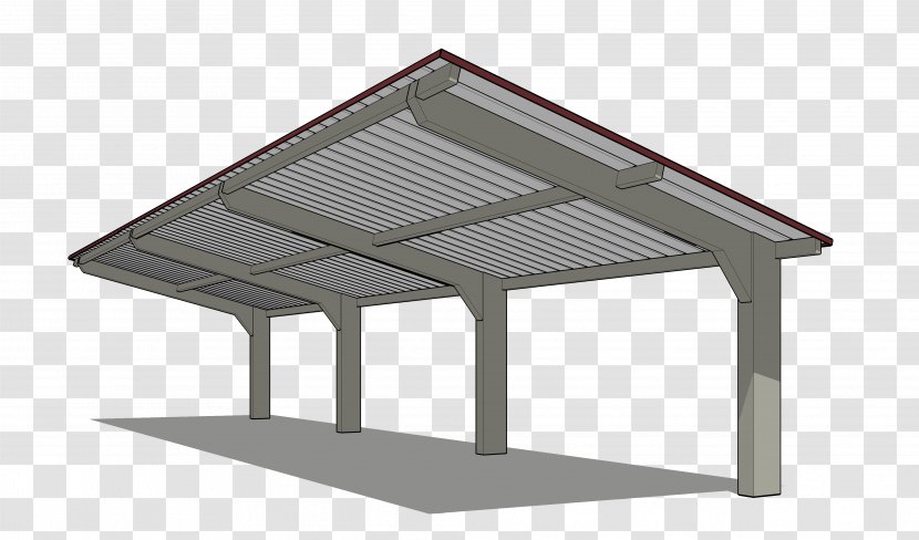 Roof Canopy Cantilever Ceiling Truss - Parking - Metal Transparent PNG