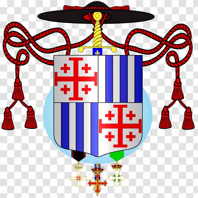 Archbishop Catholicism Diocese Ecclesiastical Heraldry Pope - Roman Catholic - Galero Transparent PNG