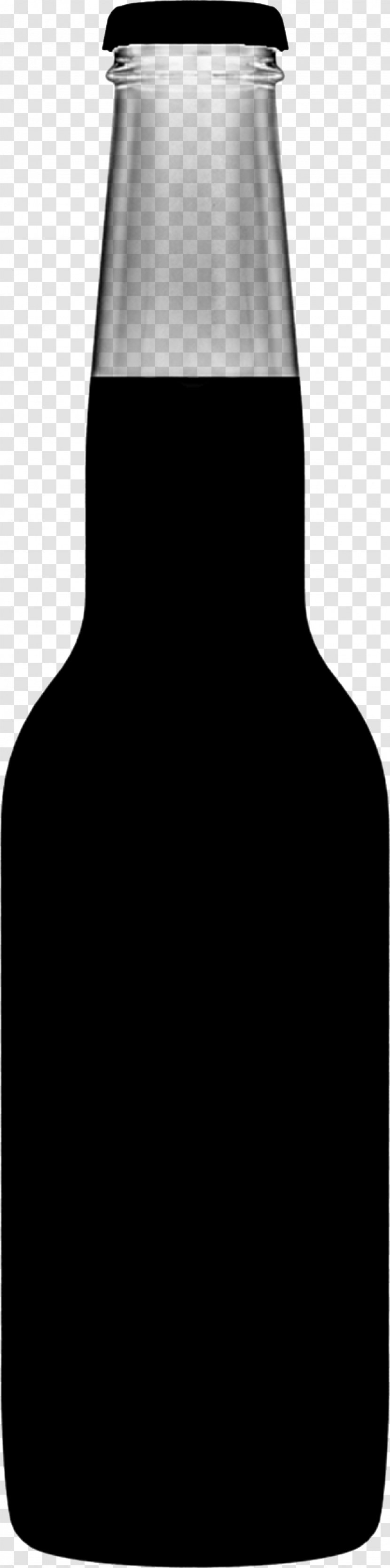 Beer Bottle Glass Alcoholic Beverages - Black - Home Accessories Transparent PNG