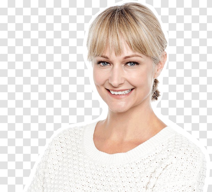 Blond Hair Coloring Bangs Makeover Transparent PNG