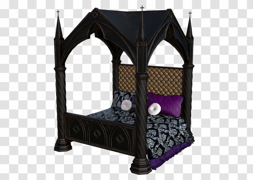 Furniture Canopy Bed Four-poster Murphy - Extravagant Transparent PNG