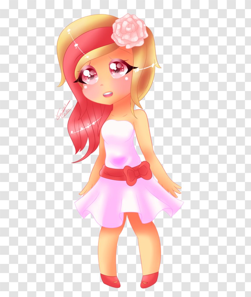 Brown Hair Pink M RTV Character Barbie - Twinkle Transparent PNG