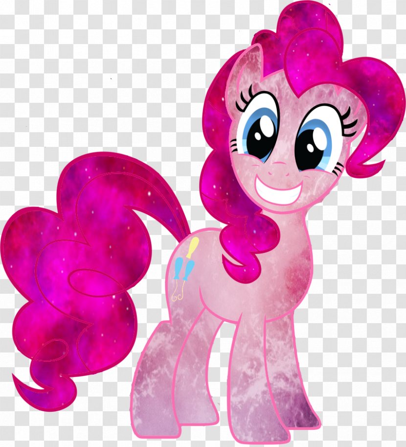 Pinkie Pie Pony Rainbow Dash Twilight Sparkle Applejack - Pink - Galaxy Vector Transparent PNG