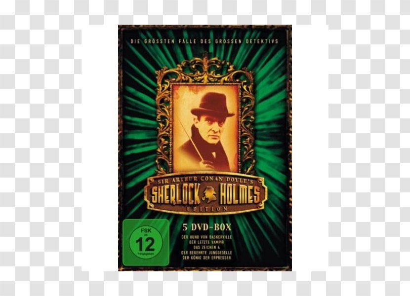 The Sherlock Holmes Collection Advertising DVD Polyband - Arthur Conan Doyle Transparent PNG