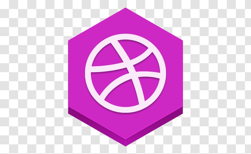Pink Purple Symbol - Dribble Transparent PNG