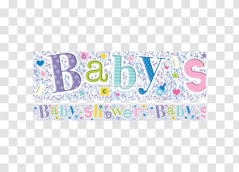 Baby Shower Banner Party Foil Infant - Silhouette Transparent PNG