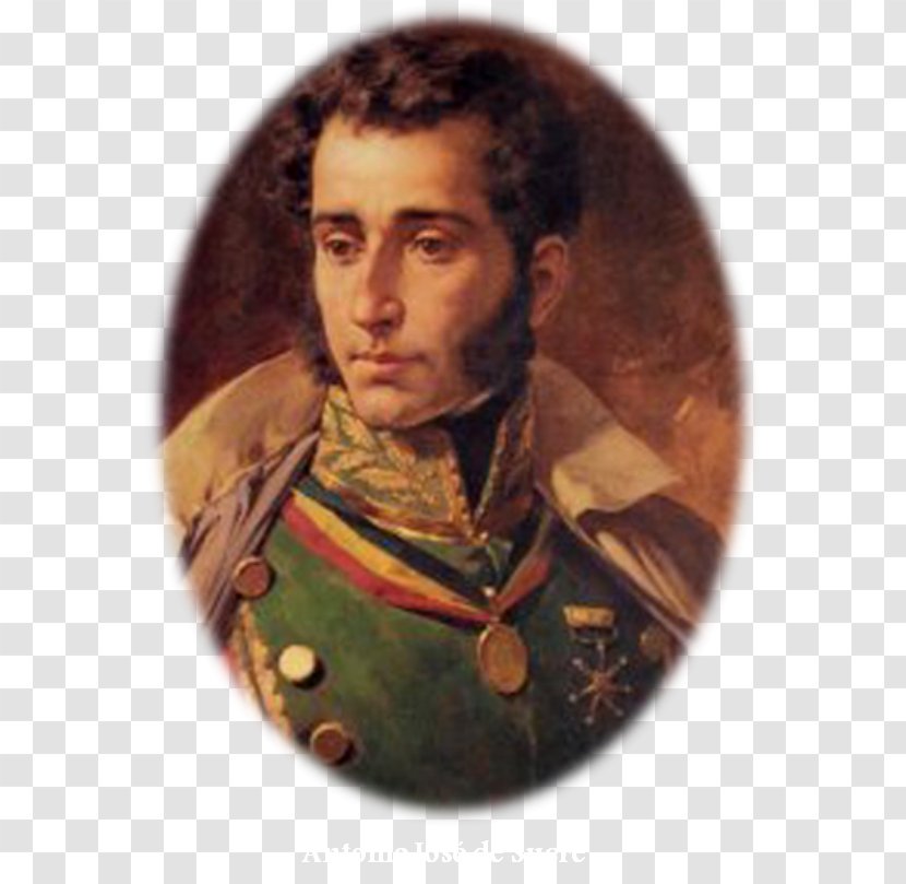 Antonio José De Sucre Battle Of Ayacucho Spanish American Wars Independence Gran Colombia - 4 June - Pichincha Transparent PNG