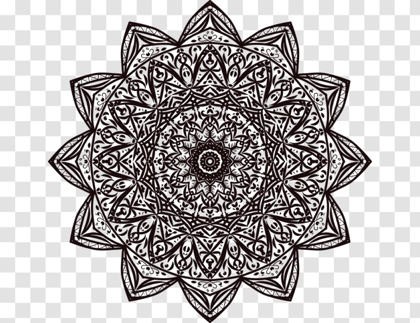 Mandala Drawing Art - Flora - Design Transparent PNG
