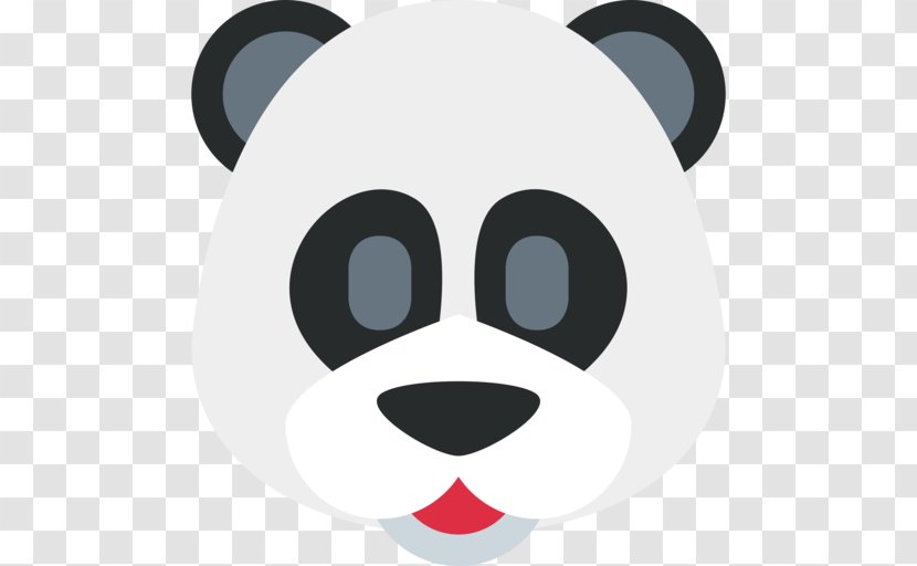 Giant Panda Emoji World Wide Fund For Nature Sticker National Zoological Park - Bear Transparent PNG