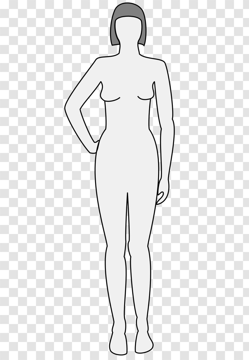 Female Body Shape Human Woman Clip Art - Silhouette - Pictures Transparent PNG