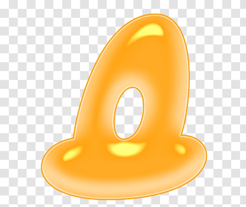 Alphabet Clip Art - Numerical Digit - Yellow Transparent PNG