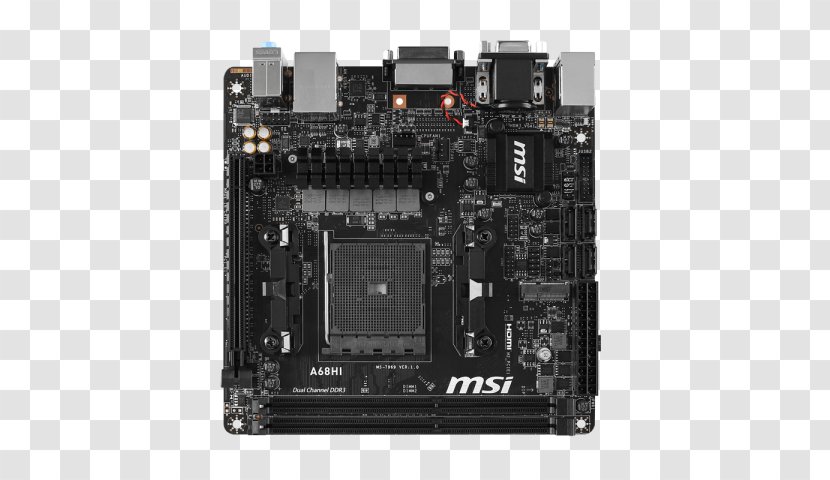 Motherboard Intel Computer Hardware Mini-ITX LGA 1151 - Serial Ata - Small Form Factor Transparent PNG