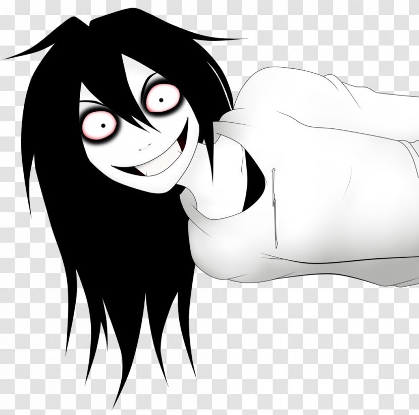 Slenderman Jeff The Killer Creepypasta Fan Art - Frame - Flower Transparent PNG