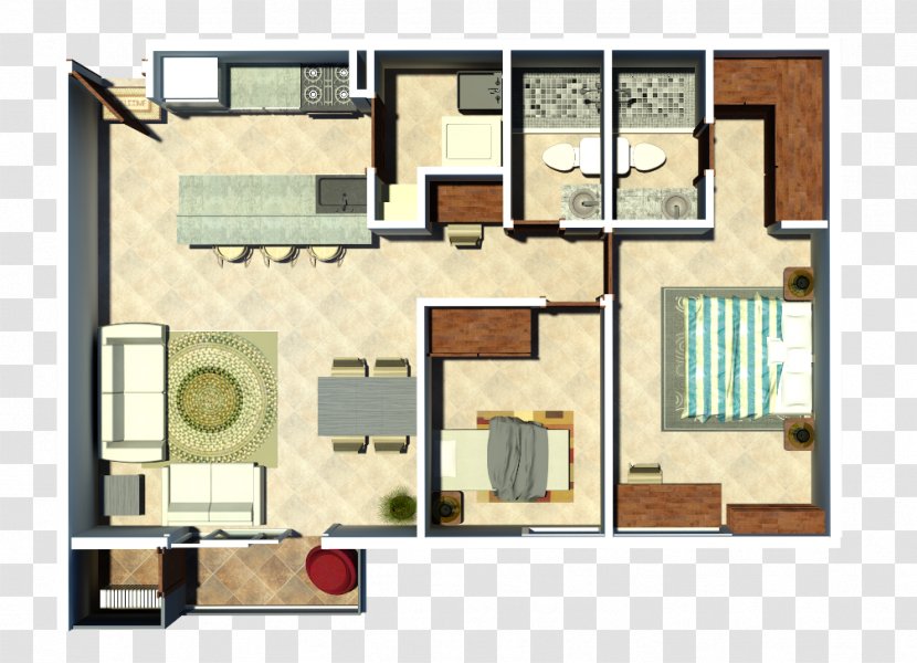 Condominium Ecovivienda 1ra Etapa Property Floor Plan - ANILLO Transparent PNG