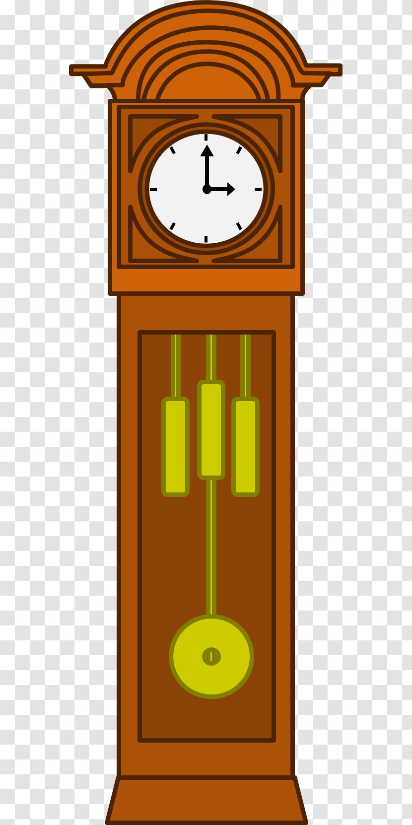 Floor & Grandfather Clocks Thumbnail Clip Art - Watch - Father Transparent PNG