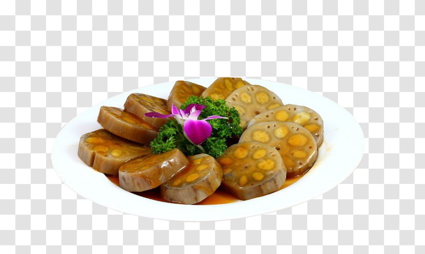 Vegetarian Cuisine Chinese Tofu Lotus Root Transparent PNG