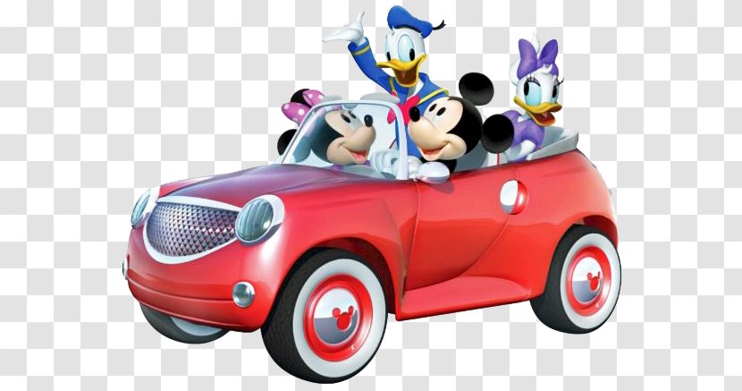 Mickey Mouse Minnie Donald Duck Daisy Pluto - Lifesize - Car Transparent PNG