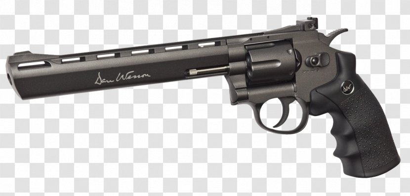 Dan Wesson Firearms Airsoft Guns Revolver Air Gun Cartridge - Weapon Transparent PNG