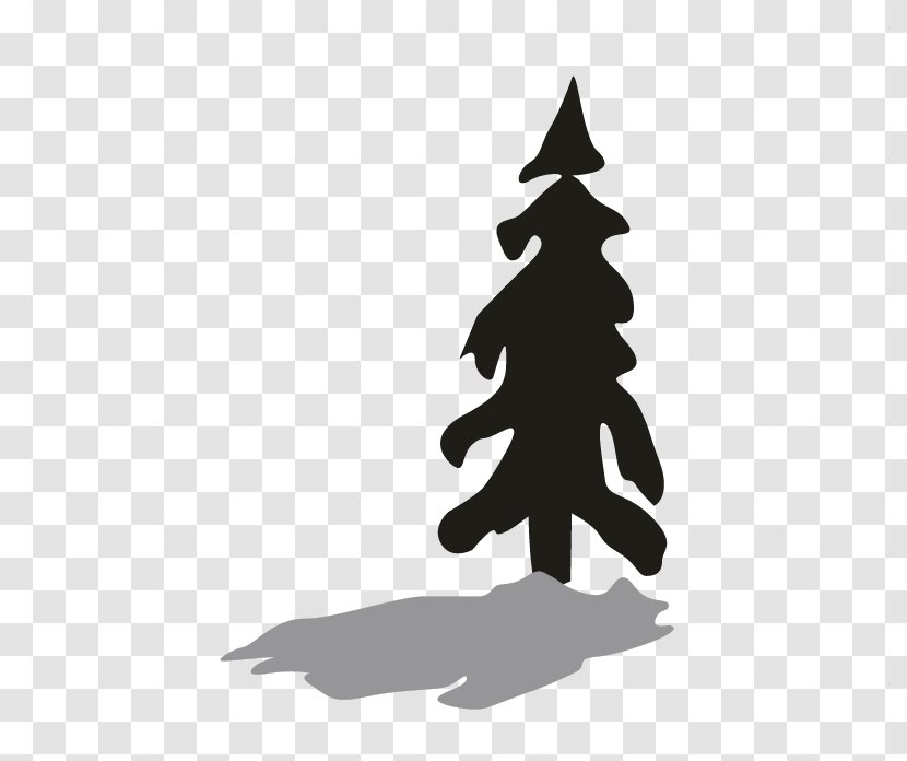 Christmas Tree Day Clip Art Silhouette - Plant Transparent PNG