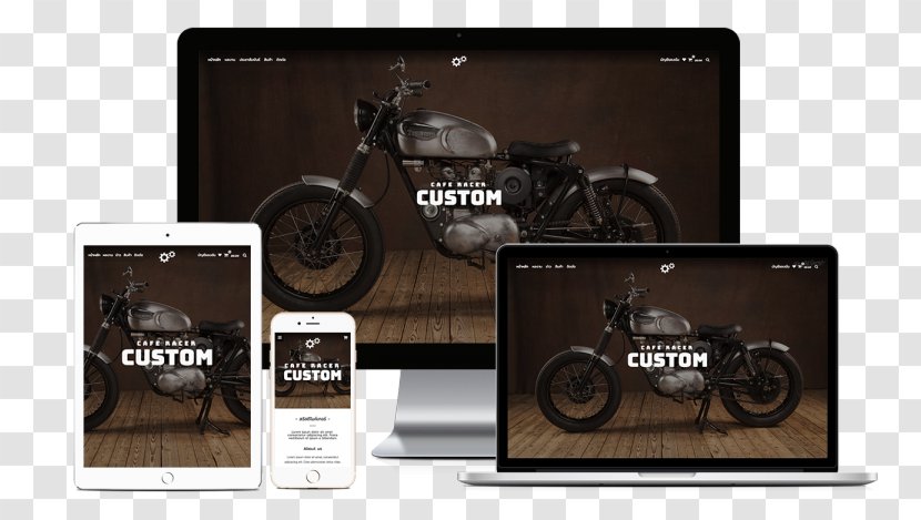 WordPress Web Design Motorcycle Creactiv - Multimedia - Cafxe9 Racer Transparent PNG