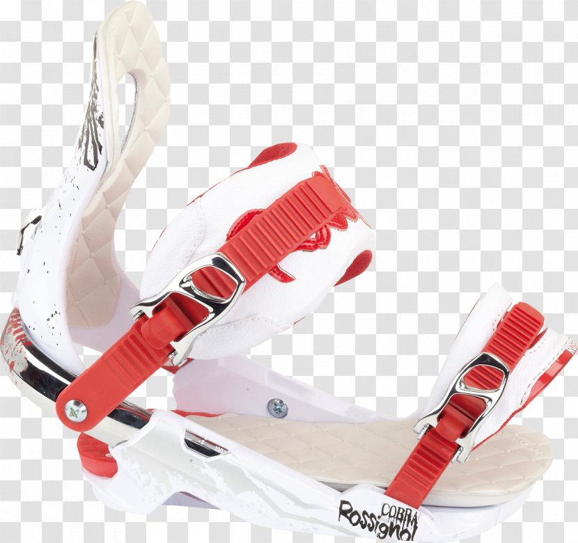Ski Bindings Shoe - Red - Design Transparent PNG