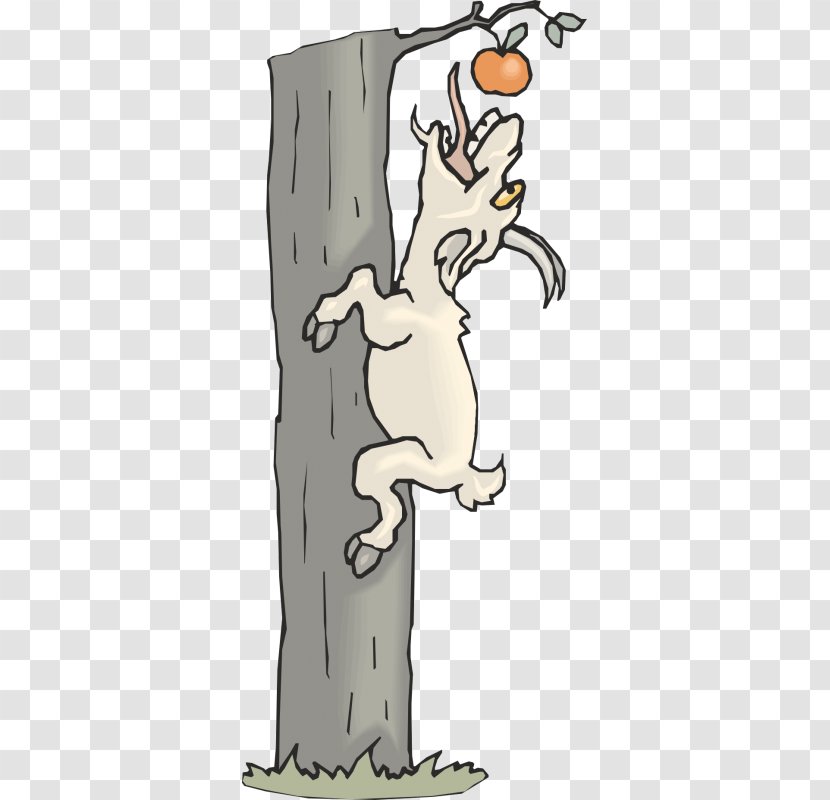 Tree Climbing Goat Clip Art - Carnivoran Transparent PNG
