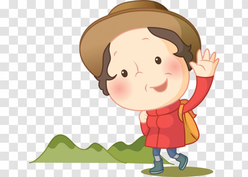 Clip Art - Nose - Waving Woman Transparent PNG