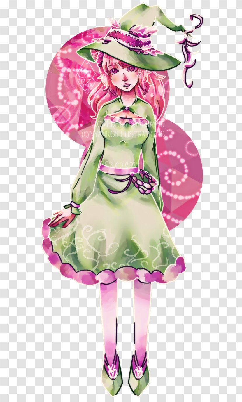Costume Design Green Legendary Creature - Mermaid Pink Transparent PNG