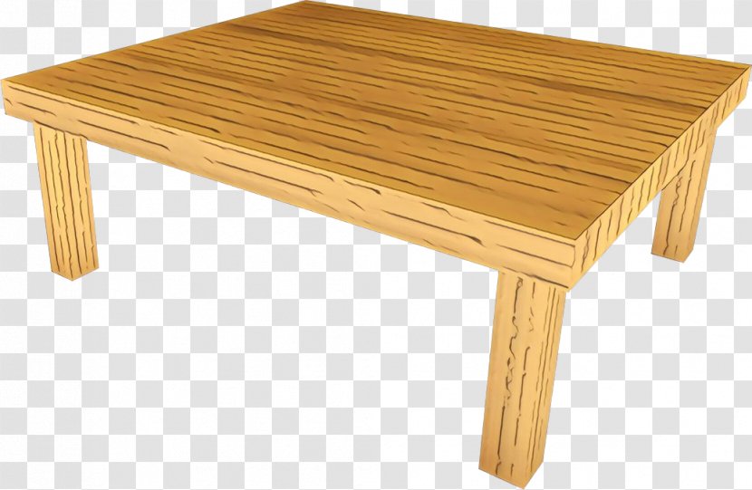 Coffee Table - Hardwood Rectangle Transparent PNG