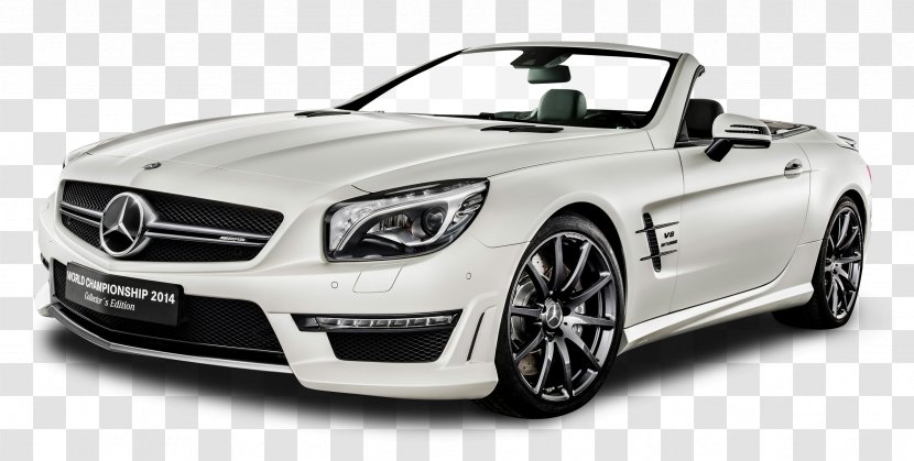 2014 FIA Formula One World Championship Mercedes-Benz SL-Class AMG SL 63 - Mercedesbenz Amg Sl - White Mercedes SL63 Car Transparent PNG