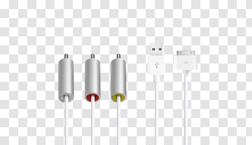 Composite Video Apple Electrical Cable Adapter Lightning - Data Transparent PNG