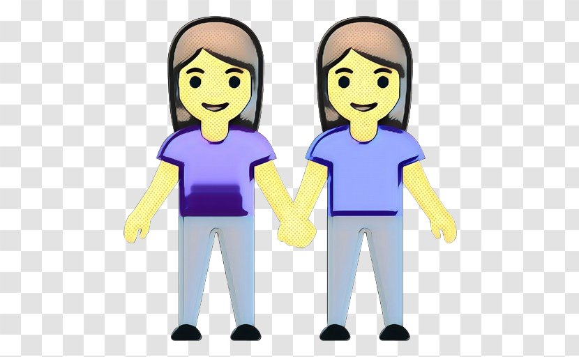 Pop Art Retro Vintage - Holding Hands Child Transparent PNG