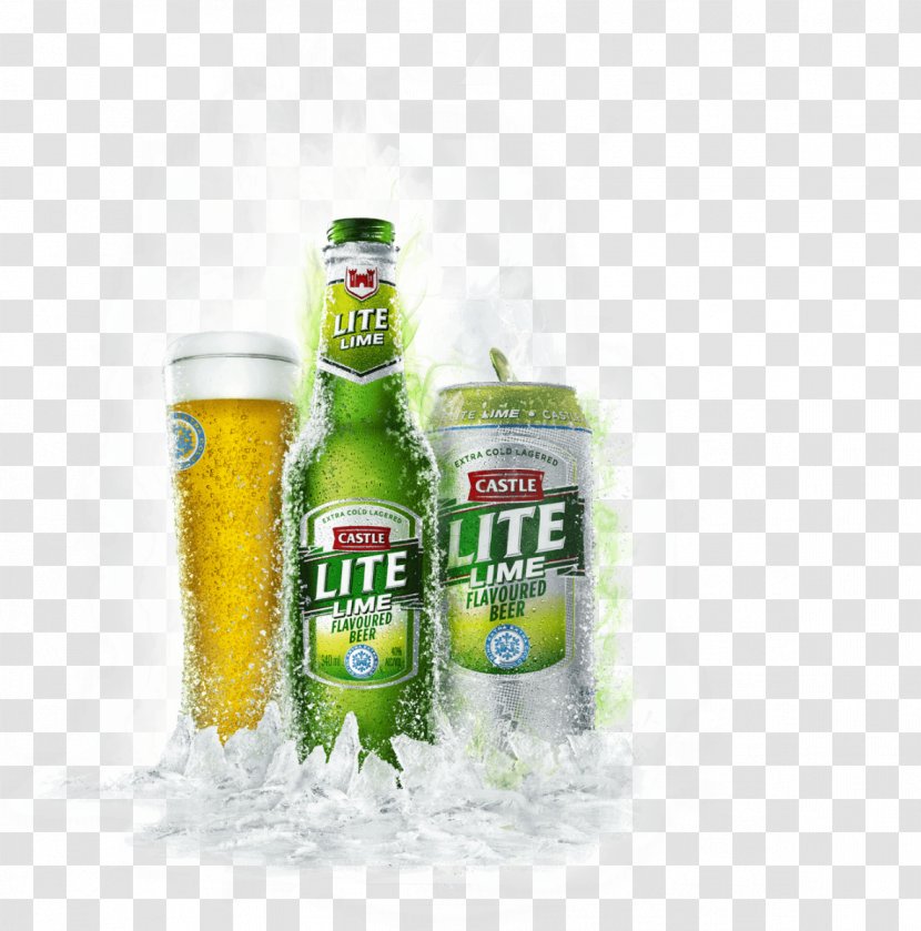 Light Beer Lager Alcoholic Drink - Bottle Transparent PNG