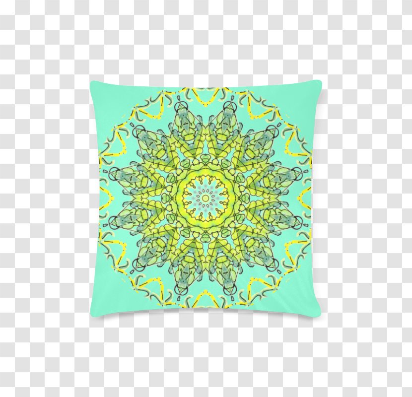 Throw Pillows Visual Arts Turquoise Rectangle - Pillow - Lime Leaf Transparent PNG