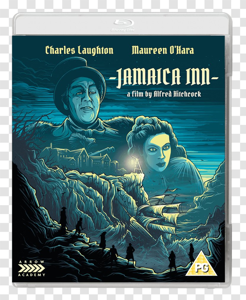 Jamaica Inn Blu-ray Disc Maureen O'Hara Film DVD - Alfred Hitchcock Transparent PNG