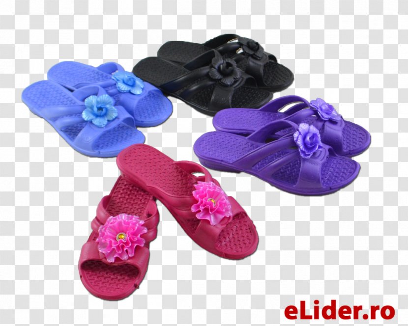 Flip-flops Slipper Shoe - Purple Transparent PNG
