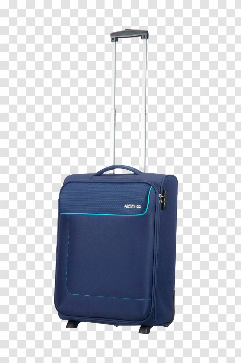 Suitcase American Tourister Samsonite Baggage Hand Luggage - Blue Transparent PNG
