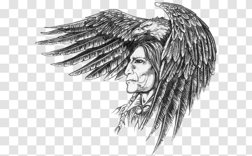 Cherokee Tattoo Artist Native Americans In The United States Eagle - American Transparent PNG