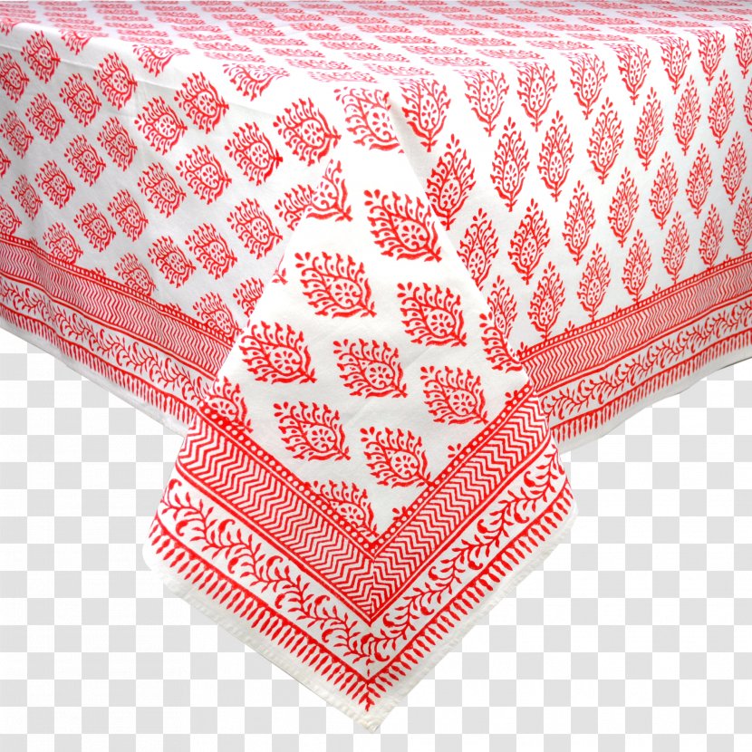 India Cloth Napkins Tablecloth Textile Organic Cotton - Pink Transparent PNG