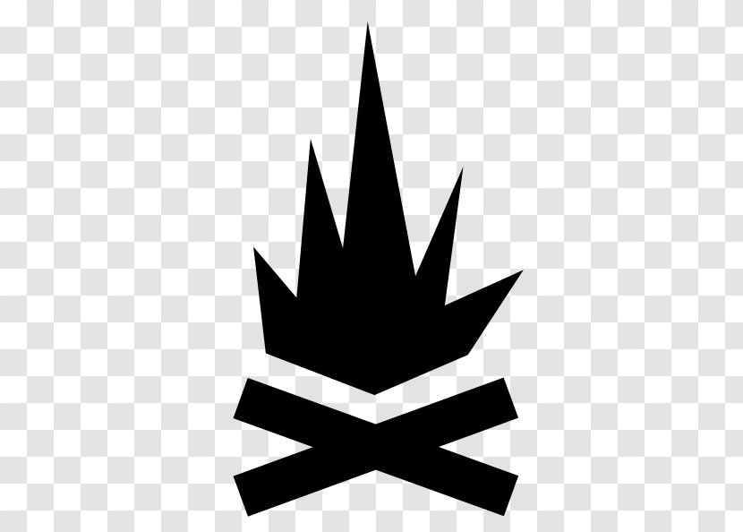 Leaf Symbol - Blackandwhite Transparent PNG