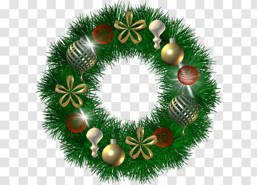 Christmas Wreath Clip Art - Decoration Transparent PNG