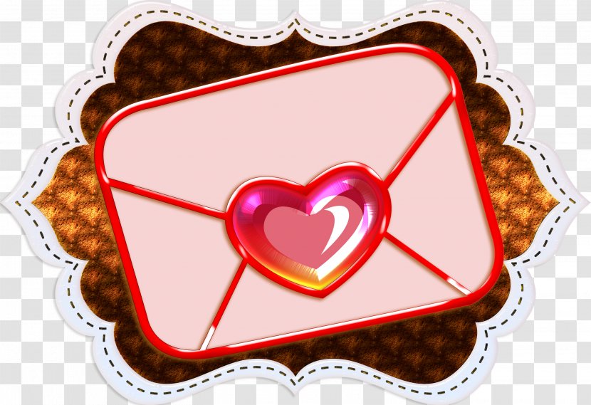 Food Heart Font - Valentines Card Transparent PNG