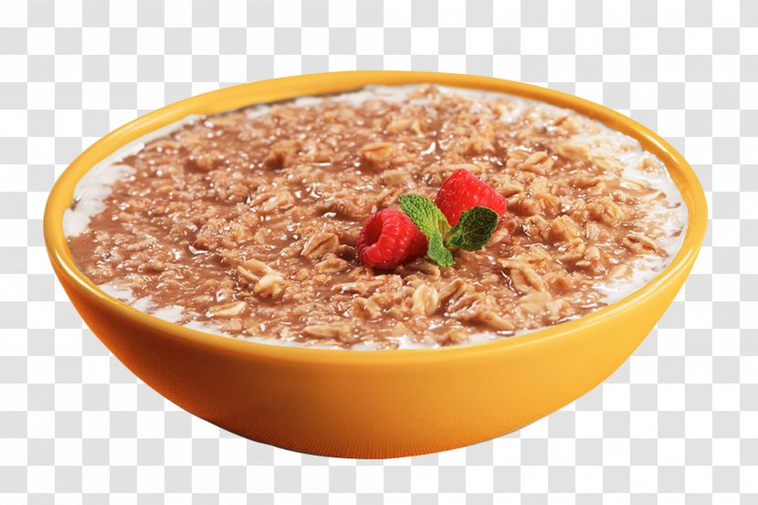 Congee Calf Breakfast Goat Oatmeal - Rolled Oats - Raspberry Transparent PNG