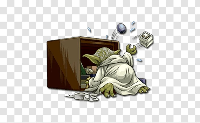 Sticker Image Illustration Yoda Cartoon - Transparent Transparent PNG